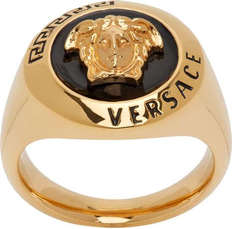 versace hearts ring|versace ring for men.